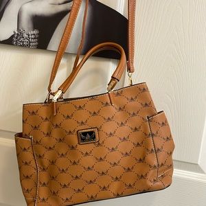 Wendy Keen Crossbody Tote Two Tone
